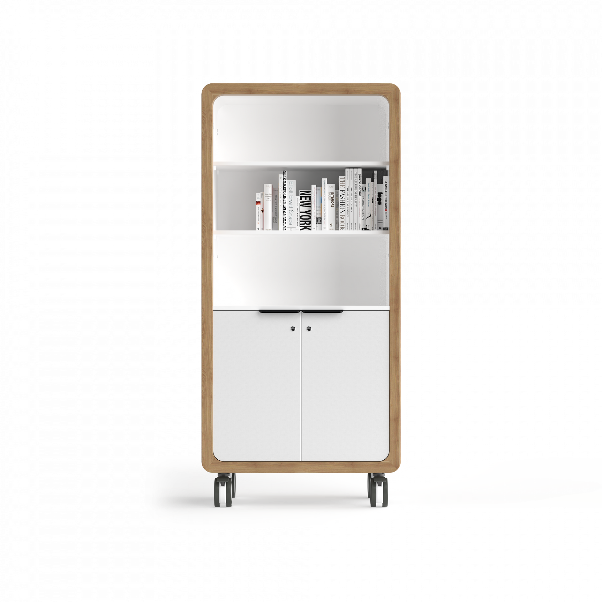 Rover Mobile Half Locker / Half Bookcase