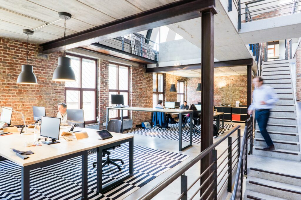 Completed commercial office fitout managed by Legacy Commercial Furniture